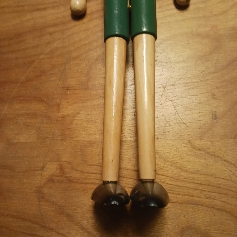 Vintage Pinocchio Wooden Jointed Doll 15.5
